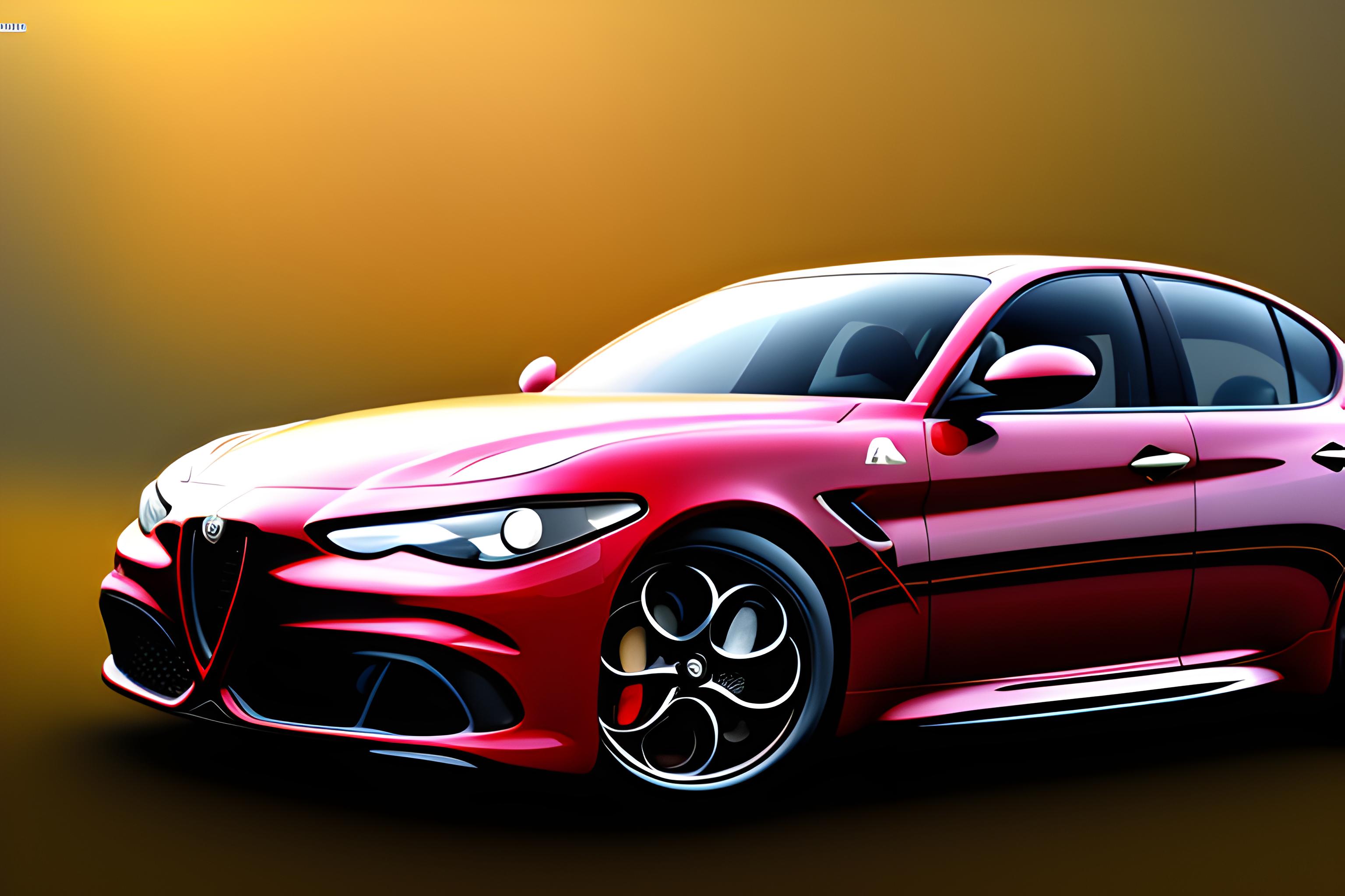 alfa romeo giulia wallpaper desktop with сharacteristics